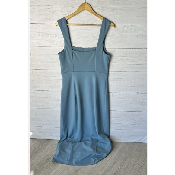 Show Me Your Mumu Dress Womens Size Large Dusty Sage Eden Midi Long Side Slit - Picture 9 of 16